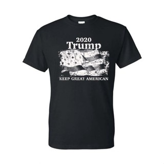 ย้อนยุคเสื้อยืด พิมพ์ลายธง NW Donald Trump Keep America Great Again Flag สไตล์วินเทจ สําหรับผู้ชายS-5XL