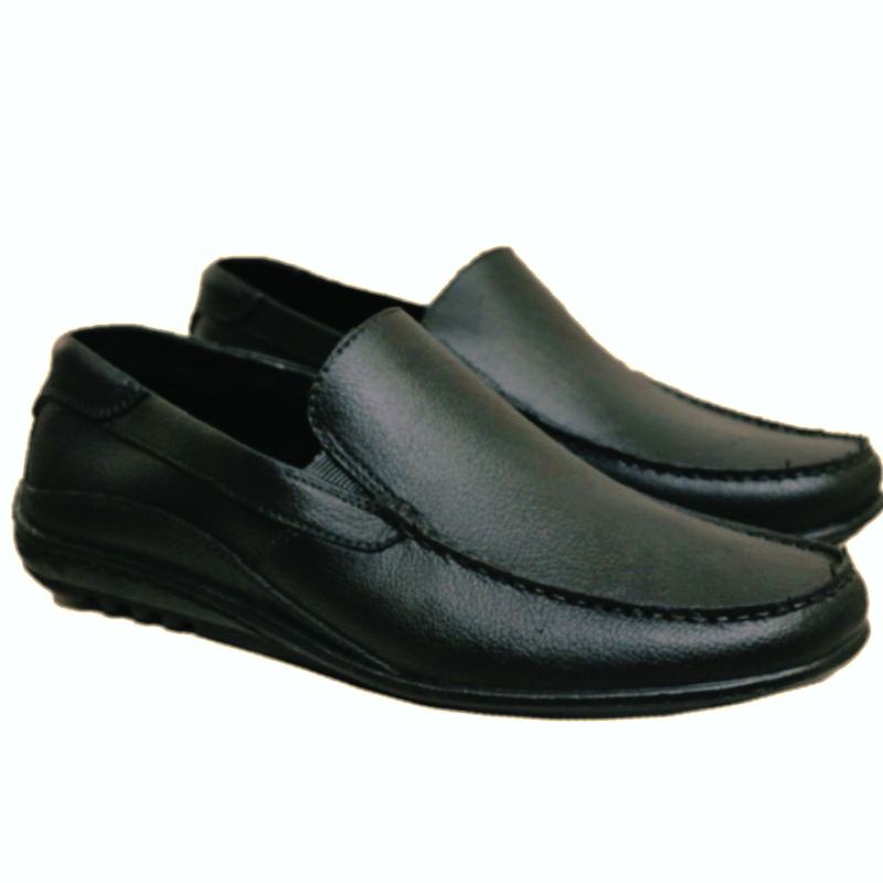 Hitam Men& 39;s Black Rubber Pylon Full Black Work รองเท้าโลฟเฟอร์ ODE ขนาด 40 - 45 โดย Ardiles Men