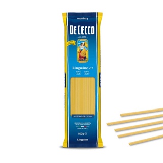 ดิเชคโก LONG เส้นยาวพาสต้าลิงกวินีเบอร์7DE CECCOPASTA LINGUINE(7)500G