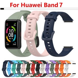 สายนาฬิกาข้อมือซิลิโคน สําหรับ Huawei Band 7 Sport