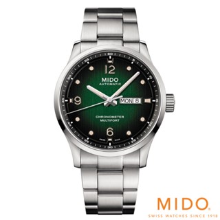 (ประกันศูนย์ไทย 5 ปี) MIDO MULTIFORT M CHRONOMETER (Green Vintage Dial)