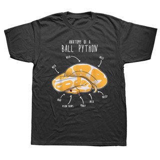 Anatomy of Ball Python Funny Snake Lover T Shirts Graphic Cotton Streetwear Short Sleeve Birthday Gifts Summer Styl_02