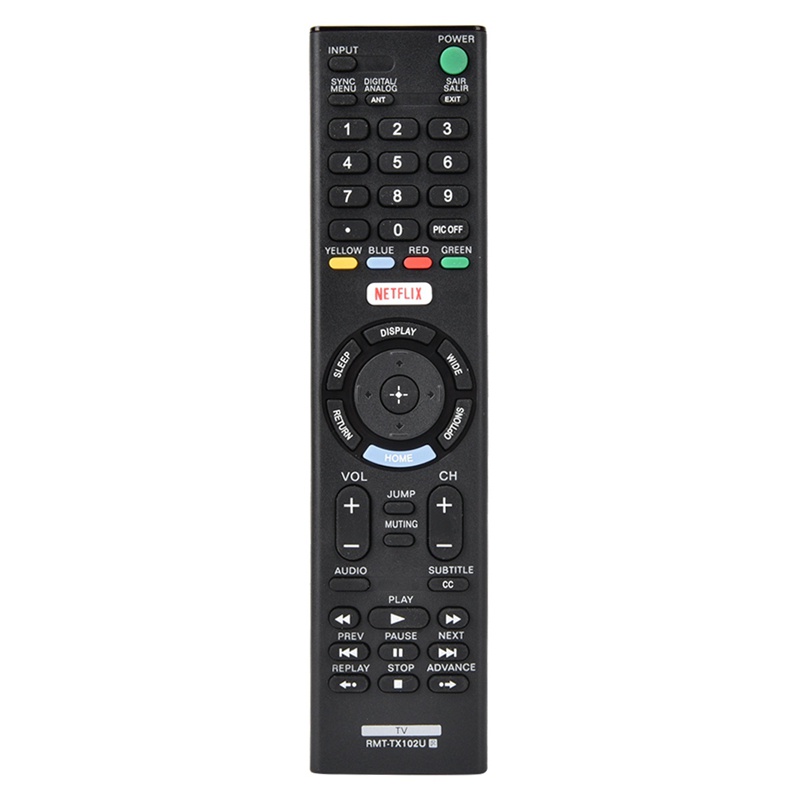 ใหม่ RMT-TX102U เปลี่ยนสําหรับ Sony สมาร์ททีวีรีโมทคอนโทรลสําหรับ KDL-32W600D KDL-40W650D KDL-48W650