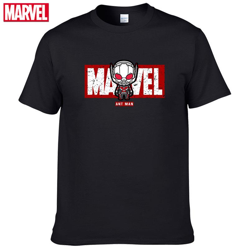 เสื้อยืดผ้าฝ้ายแท้ 100% พิมพ์ลาย Marvel The Avengers Ant man ระบายอากาศ ใส่สบาย แฟชั่นฤดูร้อน สําหรับผู้ชาย วัยรุ่น_11