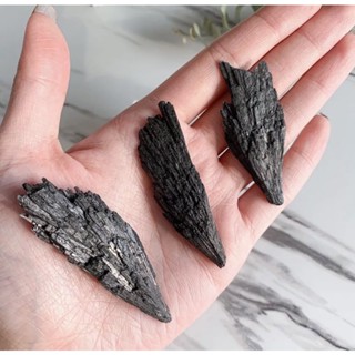 1 Pc Genuine Black Kyanite Stone Rough Stone / Top High Quality Rough Stone / Raw Stone For Healing Chakra