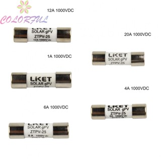 【COLORFUL】DC Fuse Solar Photovoltaic DC Fuse 1038 DC1000V Melt Durable And Practical