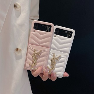 เคสมือถือ แบบหนัง พับได้ กันกระแทก สําหรับ Samsung zflip4 5G zflip3