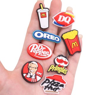 จี้การ์ตูน Burger King Jibits สําหรับตกแต่งรองเท้าเด็กผู้หญิง