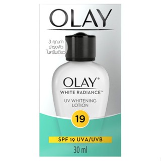 WHITE โอเลย์ 30มล.ผลิตภัณฑ์ดูแลผิวหน้าOLAY ไวท์เรเดียนซ์ยูวีโลชั่น RADIANCE UV LOTION 30ML.