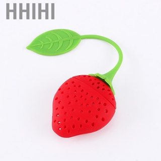 Hhihi  Infuser  Strainer Silicone Strawberry Shape For Home Loose Leaf