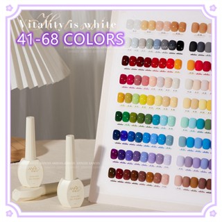 Ennisi ยาทาเล็บเจล UV LED กึ่งถาวร 68 สี 15 มล. แฟชั่นใหม่ 41-60 สี