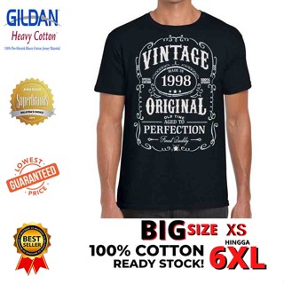 WBYAN Small Size 21St Vintage Made In 1998 Aged To Perfection Funky Ne Ltd Men Hand Printed Tee Cotton Shirt_03