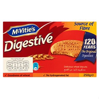 แมคไวตี้ส์ 250 ไดเจสทีฟ ออริจินอลกรัมMCVITIES DIGESTIVES ORIGINAL250G.