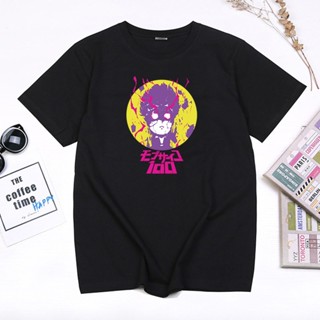 Mob Psycho 100 Anime T Shirt Funny Psycho Helmet Cult Kageyama Printed Graphic Tops Unisex Short Sleev Harajuku Tee_08