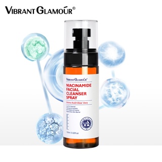 Vibrant GLAMOUR Niacinamide คลีนเซอร์ทําความสะอาดผิวหน้า ให้ความชุ่มชื้น ควบคุมความมัน 100 มล. 4 ชิ้น