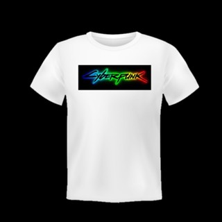 เสื้อขาว - เสื้อ Cyberpunk อินเทรนด์กราฟิก Tees Unisex มีให้สําหรับเด็กและ AduDIY เสื้อยืด_12