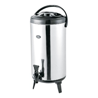 ถังคูลเลอร์เก็บเครื่องดื่มร้อนเย็น 12 ความจุ สเตนเลส ลิตรSTAINLESSCOOLER 12L.
