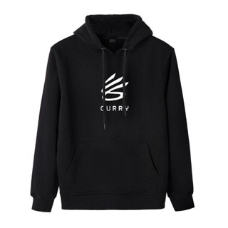 Curry ใหม่ เสื้อกันหนาว ลายโลโก้ สไตล์เดียวกัน เบอร์ S-5XL เสื้อกันหนาวแขนยาว มีฮู้ด ลายโลโก้ Warriors curry 30 สไตล์เกาหลี สําหรับผู้ชาย และคู่รัก