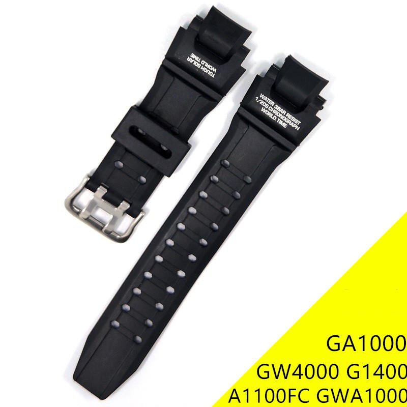 สายนาฬิกาข้อมือยาง แบบเปลี่ยน สําหรับ G-Shock GW-A1100 GW-A1000 GA-1000 G-1400 GWA1100 GWA1000