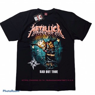 [S-5XL] เสื้อวง Metallica เสื้อยืดวงร็อค metallica เสื้อวงเมทัลลิกามี