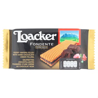 ล็อกเกอร์ฟอนแดนท์เวเฟอร์สอดไส้ช็อก37.5กLOACKER 37.5 FONDENTE DARKG.