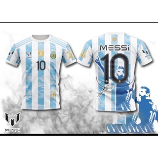 เสื้อพิมพ์ลาย ยอดฮิต ลาย อาเจนติน่า เมสซี่ MESSI