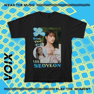 oversize T-shirt เสื้อยืด พิมพ์ลาย Kpop fromis_9 "Stay This Way" Seoyeon Chaeyoung Nagyung Jiheon S-5XL