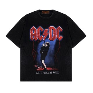 เสื้อยืด Kkontener ACDC โอเวอร์ไซซ์