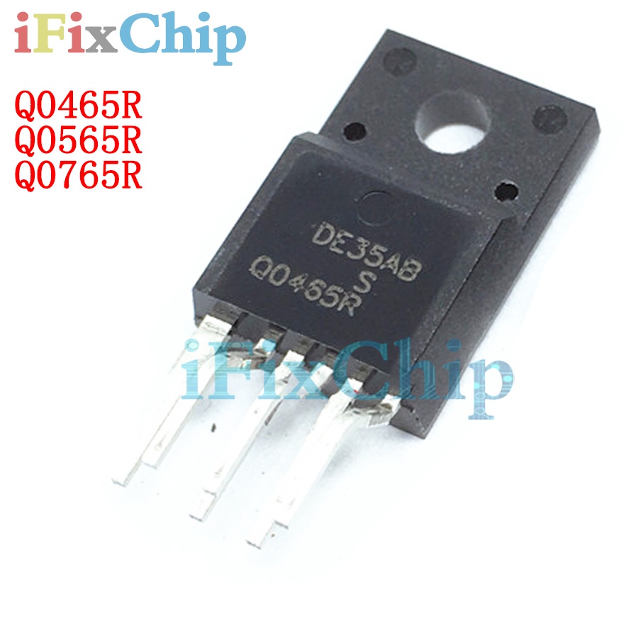 Q0465R ใหม่ 5 ชิ้นยี่ห้อ TO220F-6 FSQ0465RS FSQ0465 Q0465RS FSQ0765R FSQ0765 FSQ0565R Q0765R Q0565R 