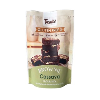 ทาสุโกะ BROWNIE ฟลาวมันสำปะหลังบราวนี่ 200กTASUKOCASSAVA FLOUR MIX200G