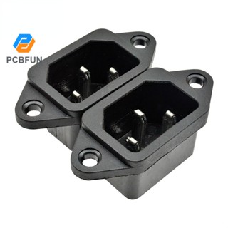 ปลั๊กไฟซ็อกเก็ต 3 Pins Inlet Ac 250 V 10a Iec 320 C 14 1