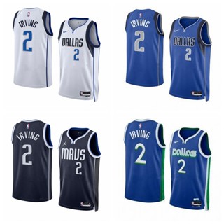 เสื้อกีฬาบาสเก็ตบอล ลายทีม NBA Dallas Mavericks Kyrie Irving ปี 2022-23