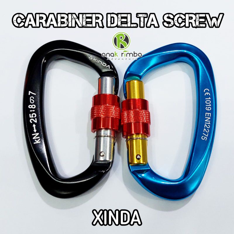 CARABINER DELTA SCREW XINDA