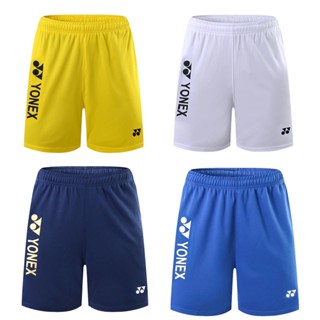 ใหม่ YONEX กระโปรงสั้น ระบายอากาศ แห้งเร็ว ลายโลโก้ด้านข้าง สีพื้น สําหรับเด็ก ผู้ใหญ่ เล่นกีฬาแบดมินตัน เทรนนิ่ง