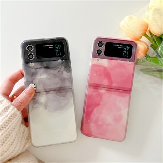 เคสซิลิโคน สำหรับ SAMSUNG Z Flip 3 Z Flip 4 W23 Flip Creative Color Soft Silicone Case