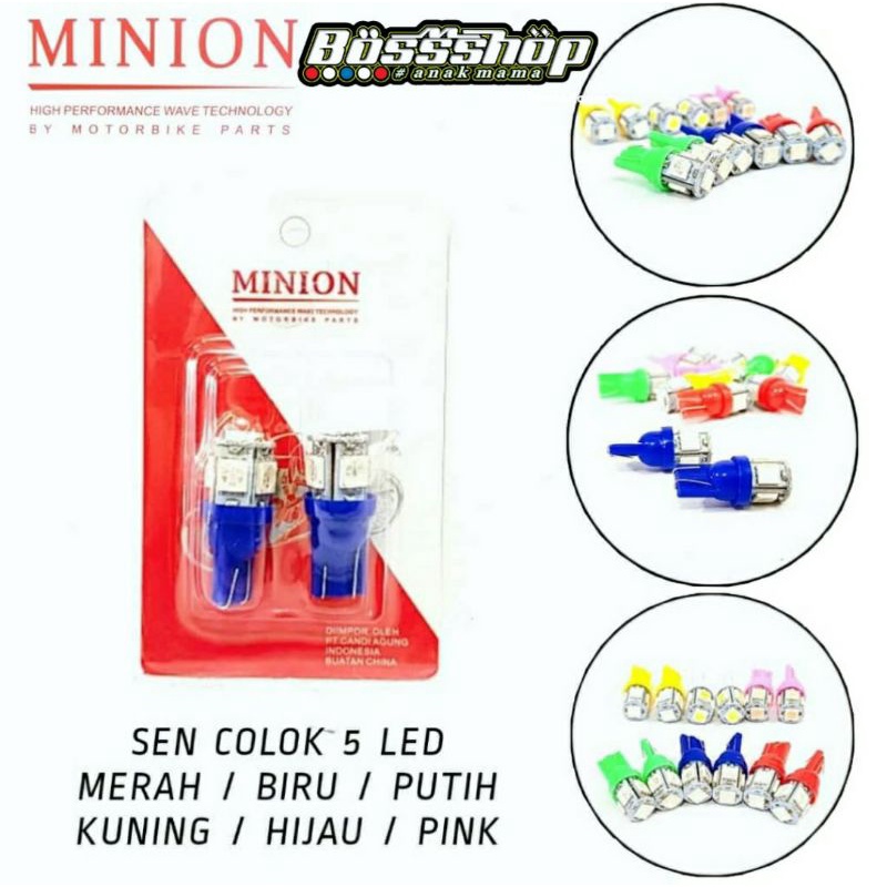 [PAIR] ไฟ LED 12 VOLT 10w LED SEN T10 SERIES/ไฟ SENJA สําหรับรถจักรยานยนต์ทั้งหมด