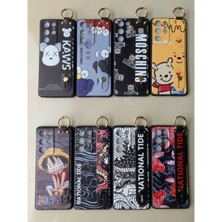 &lt;Samsung Case&gt; เคสโทรศัพท์มือถือนิ่ม ลายหมีน่ารัก พร้อมสายคล้องมือ สําหรับ Samsung galaxy S23 S23 Plus S23 Ultra