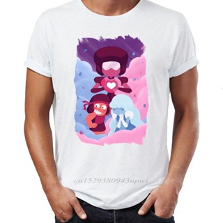 มาใหม่ เสื้อยืดผ้าฝ้าย 100% พิมพ์ลาย Steven Universe Garnet GLBT Lesbian Pride สไตล์ฮิปฮอป สตรีท สําหรับผู้ชาย ผู้หญิง ค