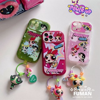 เคสโทรศัพท์มือถือ แบบใส ลายการ์ตูน พร้อมจี้พวงกุญแจ สําหรับ iPhone 14 Plus 13 12 11 Pro Max Xs Max XR