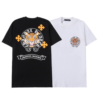 เสื้อยืดคอกลม แขนสั้น ผ้าฝ้าย พิมพ์ลายเสือ C&amp;H Year Of The Tiger สําหรับผู้ชาย และผู้หญิง