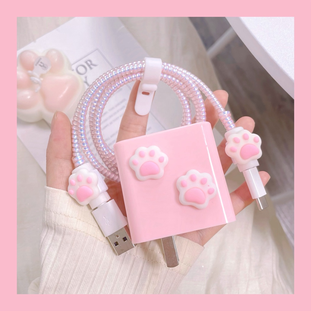สําหรับ XIAOMI 33W 45W ฝาครอบ INS Love ชุด Charger Protector XIAOMI 10/Redmi K30 Pro/Redmi 10x Pro ห