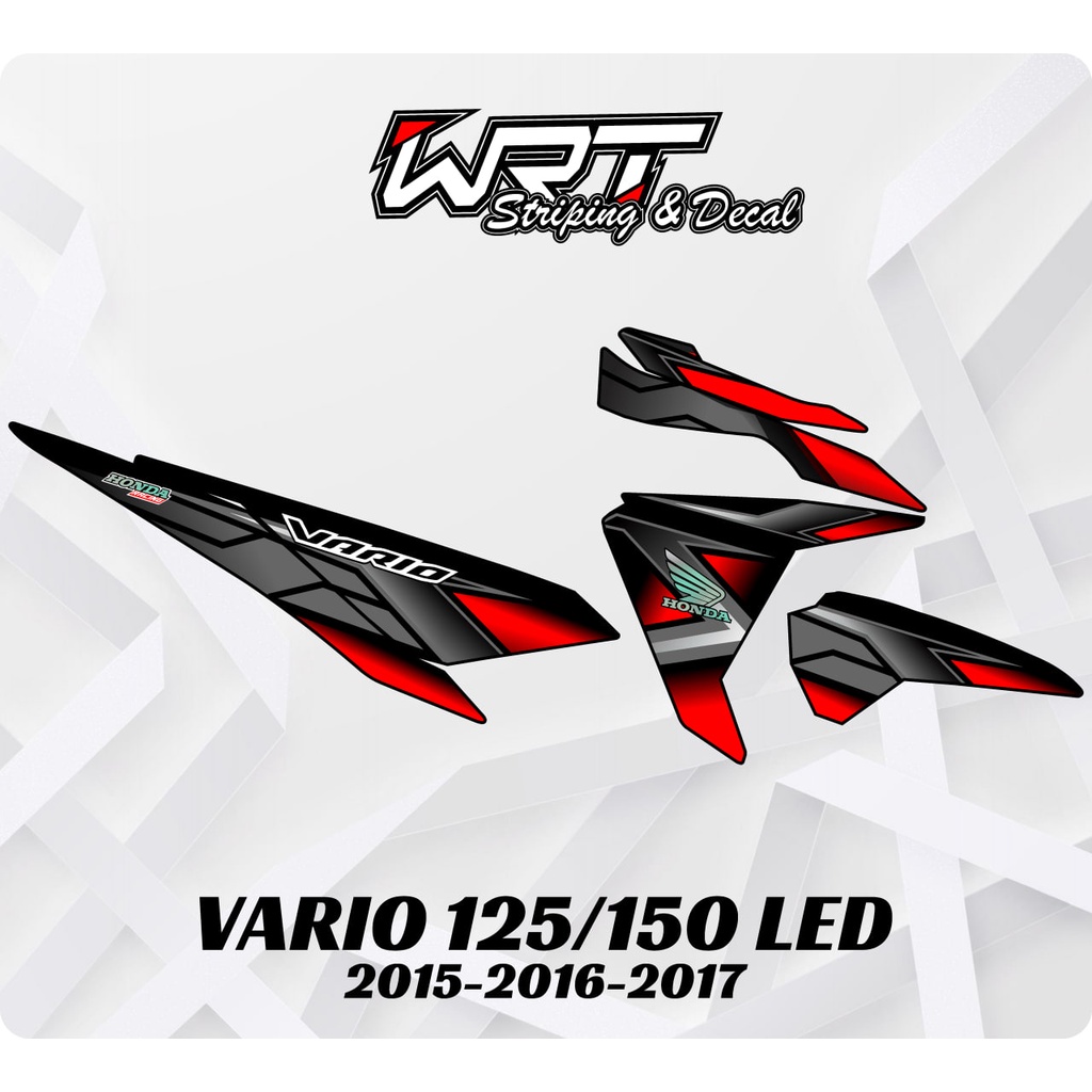 Striping Sticker Vario 125/150 Led 2015 2016 2017 racing v4