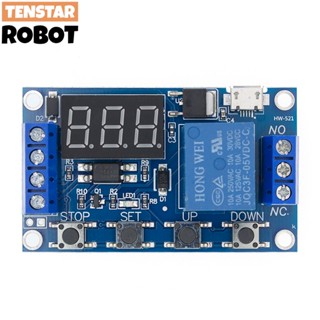 โมดูลรีเลย์สวิตช์ 6-30V ทริกเกอร์ ตั้งเวลาหน่วงเวลา วงจรจับเวลา ปรับได้