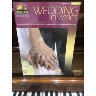 Canon in D PIANO PLAY-ALONG VOL.10 - WEDDING CLASSICS PIANO SOLO CD (HAL)