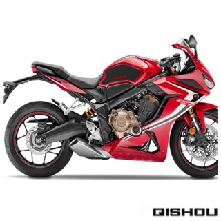 สติกเกอร์ติดถังน้ํามันเชื้อเพลิง แบบหนัง แฮนด์เมด กันลื่น สําหรับ Honda CBR 650R CB