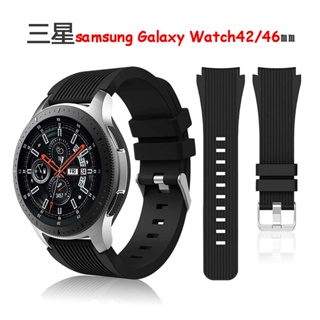 สายนาฬิกาข้อมือซิลิโคน 22 มม. สําหรับ Samsung Galaxy Watch 3 45 มม. huawei Watch GT2 46 มม. Gear S3 Amazfit GTR 47 มม.