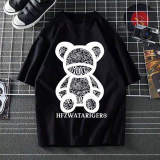 POPULAR TEDDY BEAR TSHIRT WOMEN MEN BAJU PEREMPUAN LELAKI KOREAN STREETWEAR GRAPHIC T-SHIRT COTTON OVERSIZE COUPLE _02