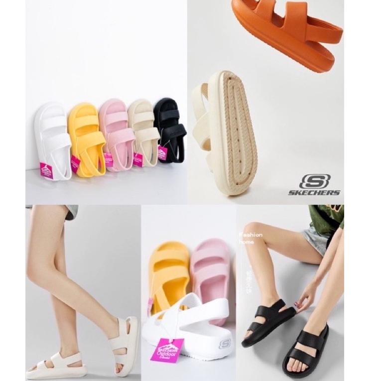 ราคาพิเศษสําหรับรองเท้าแตะผู้หญิง Skechers รองเท้าแตะ Skechers Slip On รองเท้าแตะ Skechers Eva Pyhlo