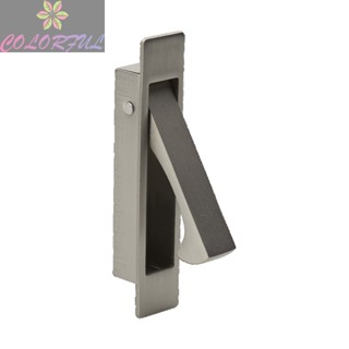 【COLORFUL】Cabinet Door Handles 90mm X 18mm Durable Satin Nicke Sliding Door Handle