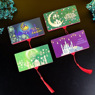 ซองใส่เงินสด 6/10 ใบ s Mubarak Ramadan Money Cash Decoration Paper Package Raya Green Packet Festival Supplies